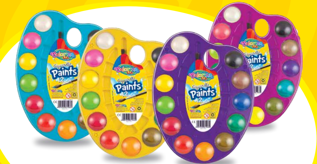 Watercolour Palette 12 Pcs